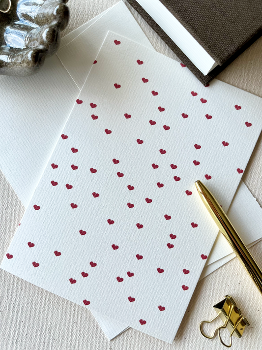 GREETING CARD  - AMOUR ROUGE