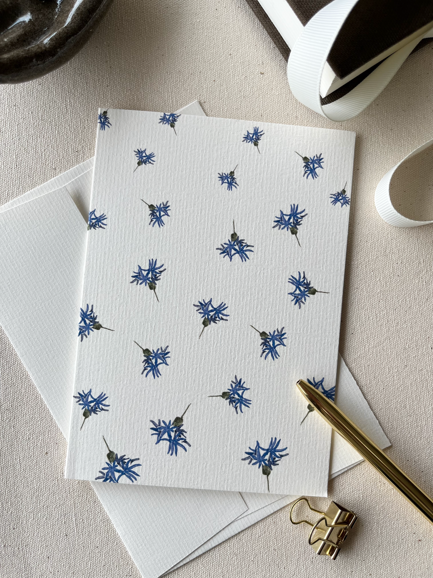 GREETING CARD - LE BLEUET