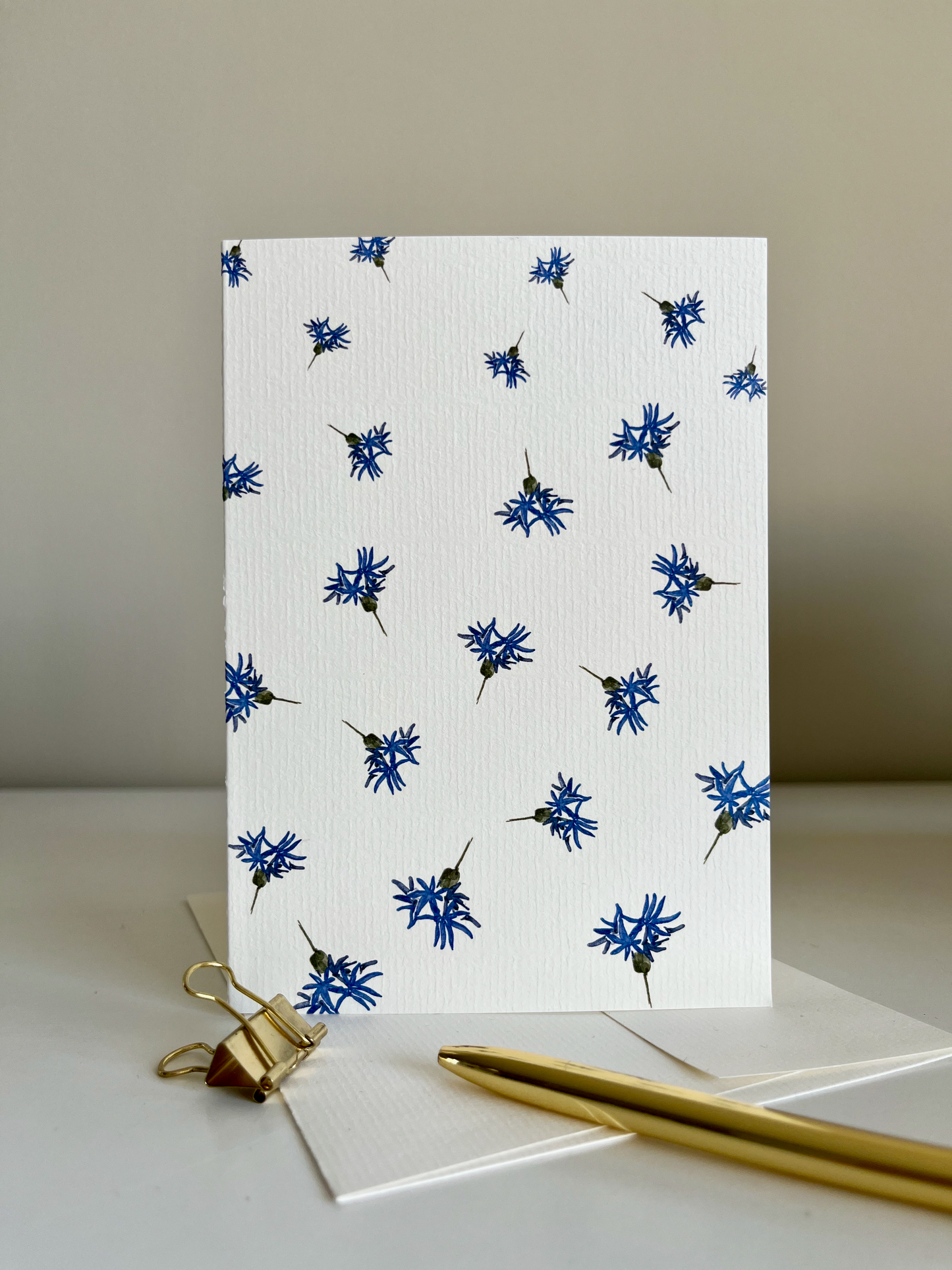 GREETING CARD - LE BLEUET