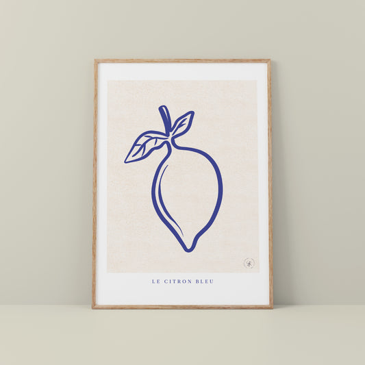 POSTER  - LE CITRON BLEU