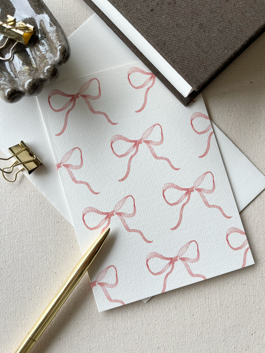 GREETING CARD - RUBAN CORAL