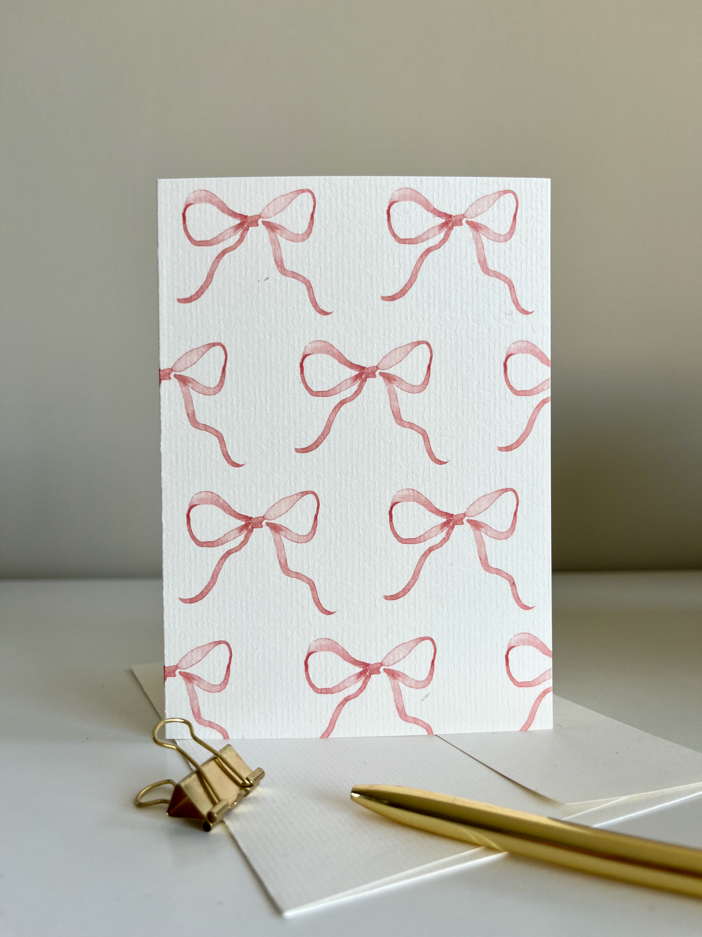 GREETING CARD - RUBAN CORAL